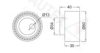 AUTEX 641154 Tensioner Pulley, timing belt